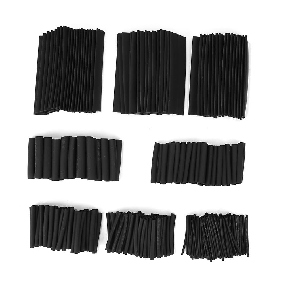 328pcs/set Insulation Shrinkable Tube Heat Shrink Tubing Wire Cable Sleeve DIY Kit Insulated Polyolefin Sheathed Shrink Sleeve