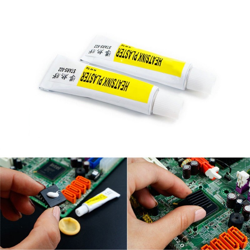 1pc 5g Thermal Grease Paste Conductive Heatsink Plaster Adhesive Glue for VGA Chip RAM LED IC Cooler Radiator Cooling Tools