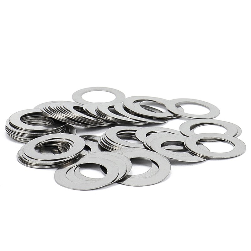 0.1 0.2 0.3 0.5mm Ultra-thin Flat Washer 304 Stainless Steel Adjust Flat Gasket of Thick Ultra-thin Chip Din988 M2~M40 10pcs