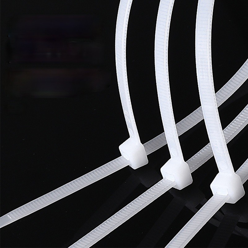 100-3000pcs White Black Self-Locking Nylon Tie Plastic Strapping Tie Wire For Fastening Wire Strap Tie Strapping