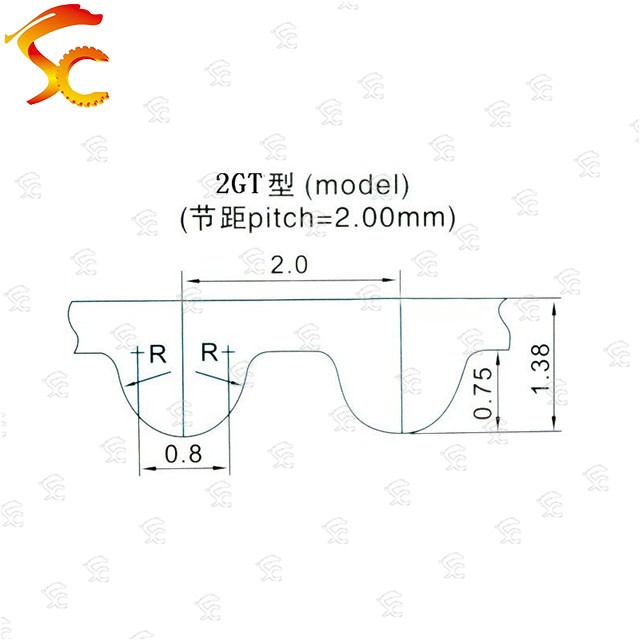 High quality GT2 3mm 5mm 7mm 9mm open timing belt width 3mm 5mm 7mm 9mm 2GT 3mm 5mm 7mm 9mm rubber belt for 3D printer