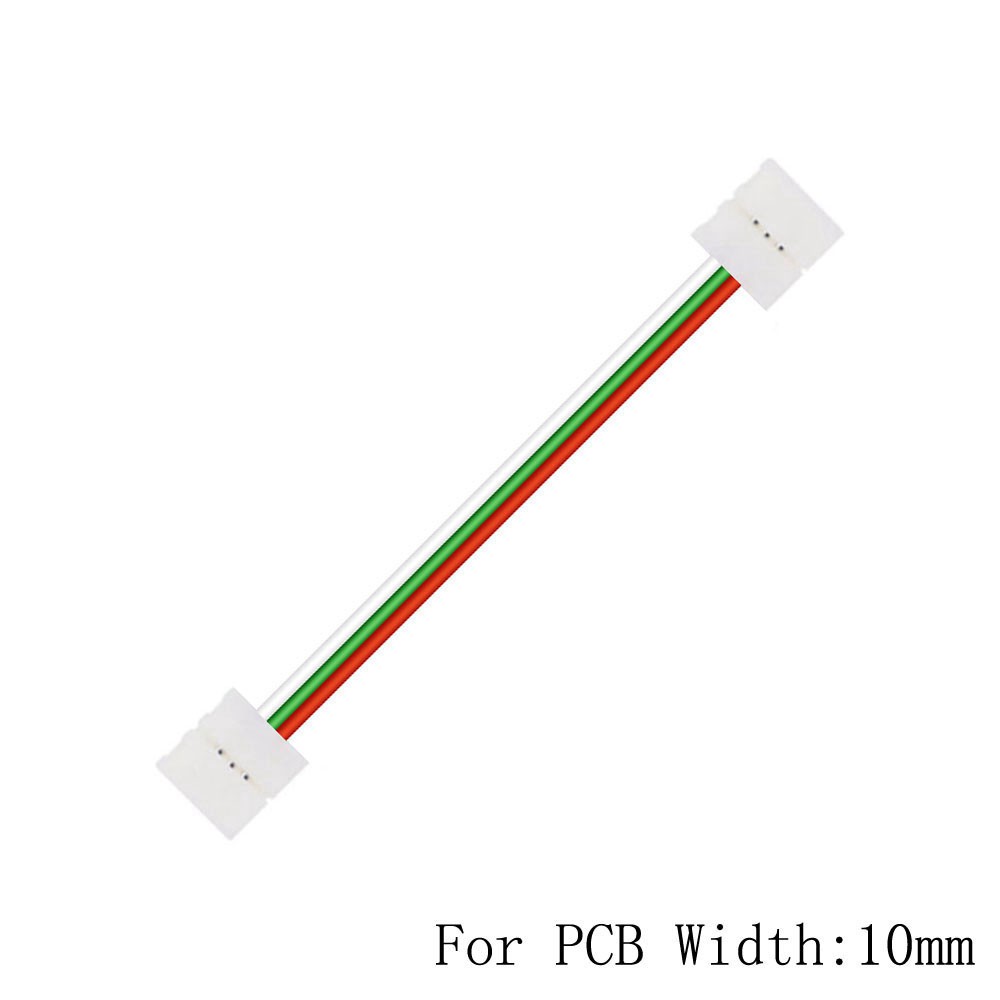 5-50Pcs 2/3/4/5Pin LED Connector Double Clip Connector Cable For 3528 WS2811 WS2812 5050 RGB RGBW RGBWW LED Strip Light