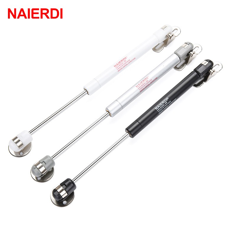 NAIERDI-Brass Door Lift, Hydraulic Gas Support, Cabinet Door Hinge, Kitchen Cabinet Door, 6kg/10kg/15kg