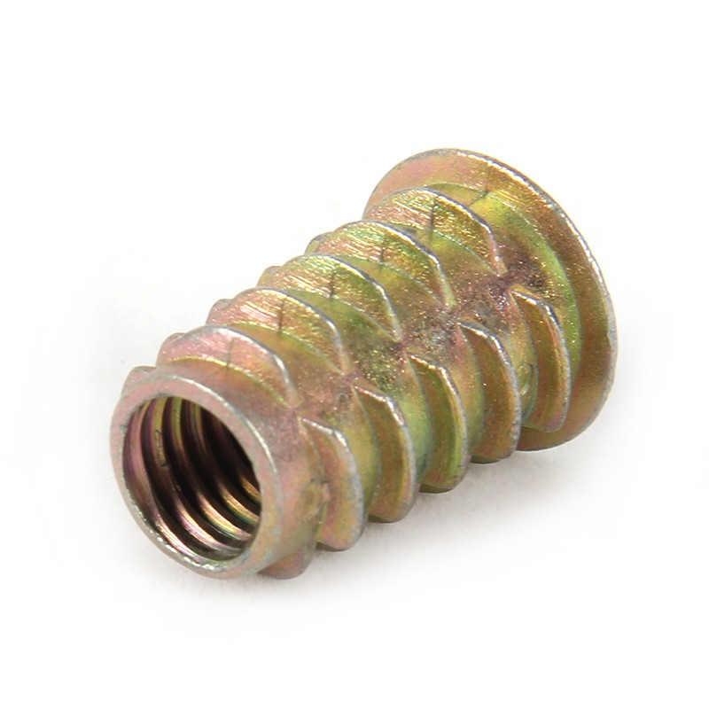 10/20/30/50pcs M4 M5 M6 M8 M10 Zinc Alloy Thread for Wood Insert Nut Flange Hex Drive Head Furniture Nuts