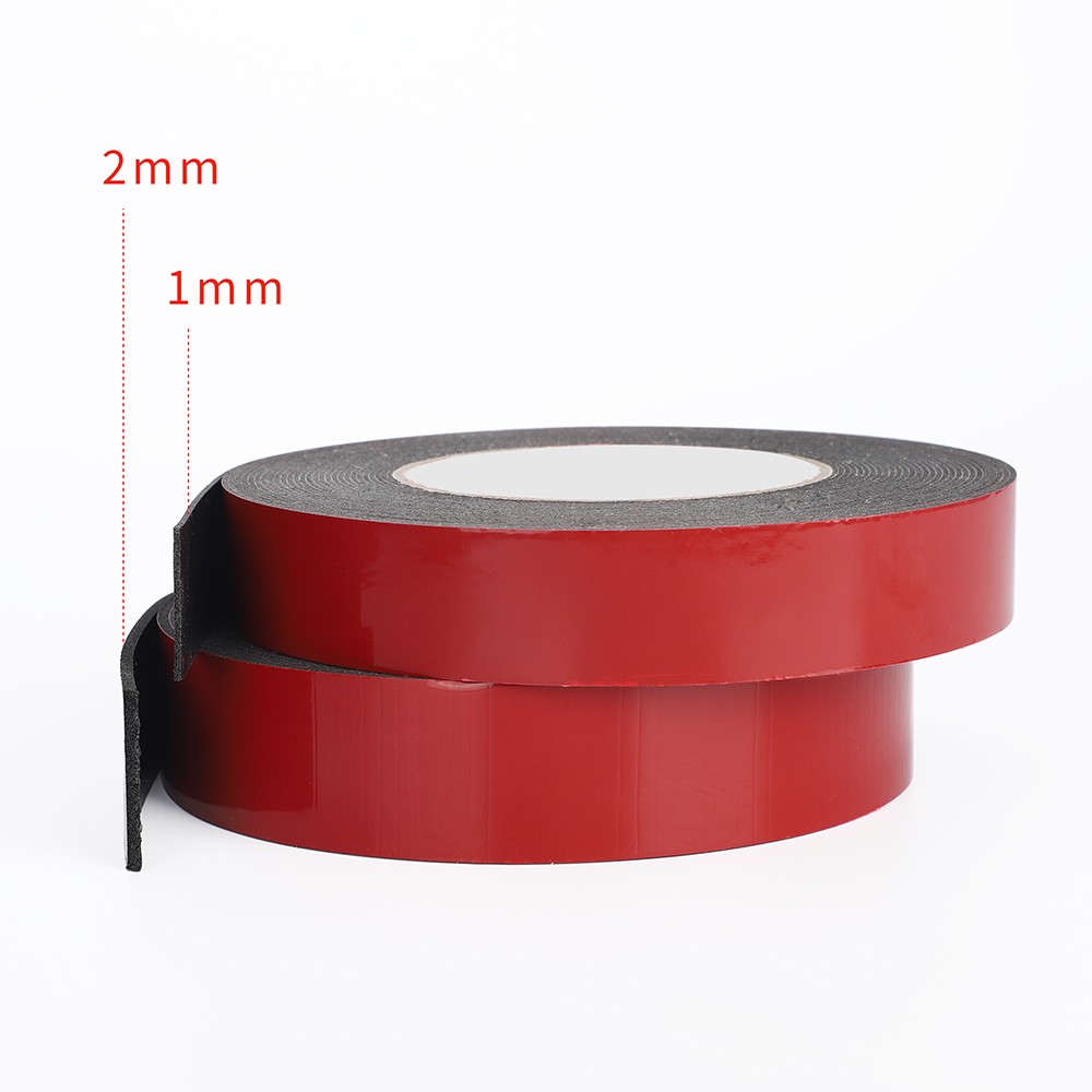 0.5mm-1mm-2mm Thickness Super Strong Adhesive Two Way Foam Tape For Sticky Pad Fixing Fitting