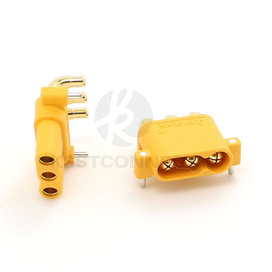 MR30PW Male-Female Connector, 90 Degree Right Angle, 10 Pairs