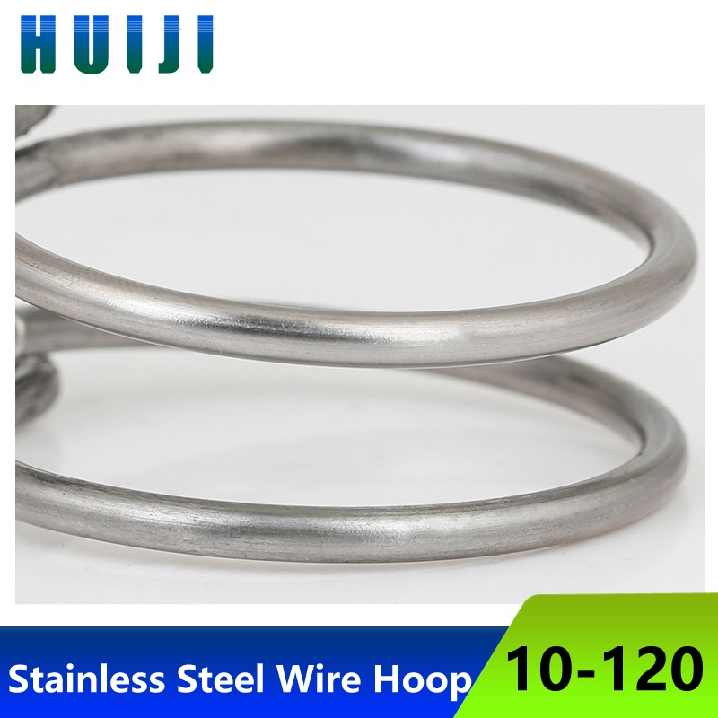 304 Stainless Steel Wire Hoop, Double Wire Hose Hoop, Strong Wire Hoop, Rubber Hose Clamp, Hose Hoop, Hose Hoop