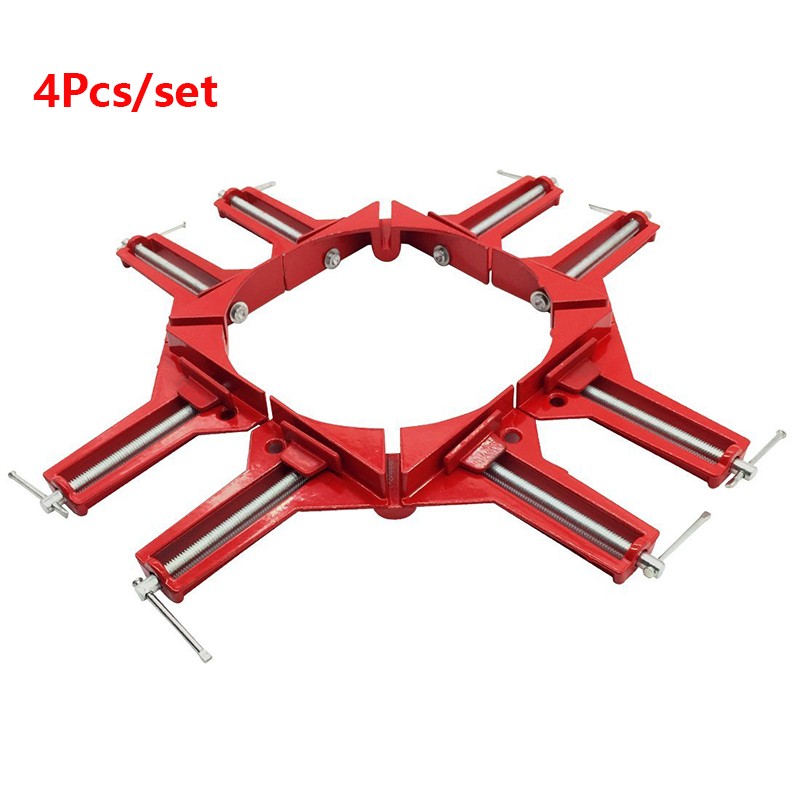 4Pcs Multifunctional New 90 Degree Right Angle Clip Picture Frame Corner Clamp 100mm Miter Clamps Corner Holder Woodworking Tool 4Pcs Multifunctional New 90 Degree Right Angle Clip Picture Frame Corner Clamp 100mm