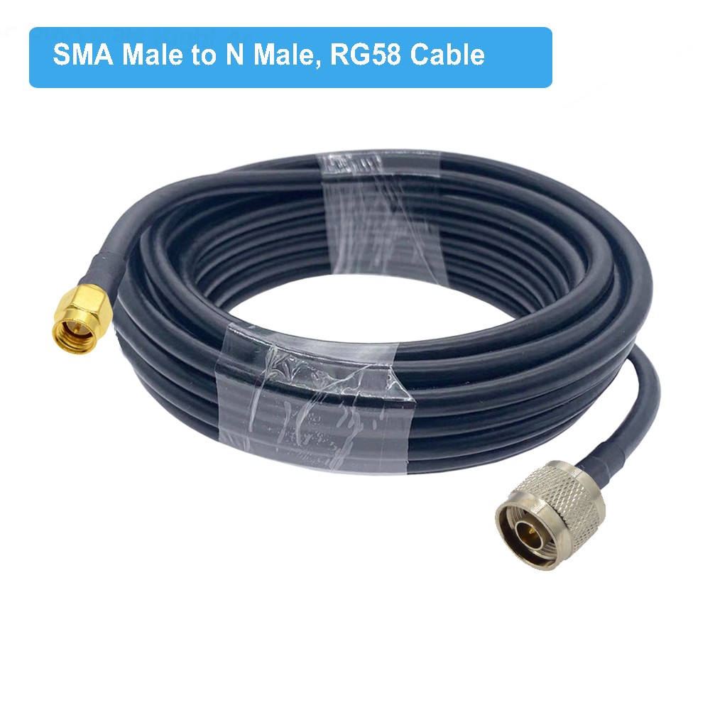 1pc RG58 N Type Male/Female to SMA Male Plug RF Coaxial Adapter Pigtail Cable RG-58 Extension Jumper Cord 15cm 50cm 1M 2M 5M