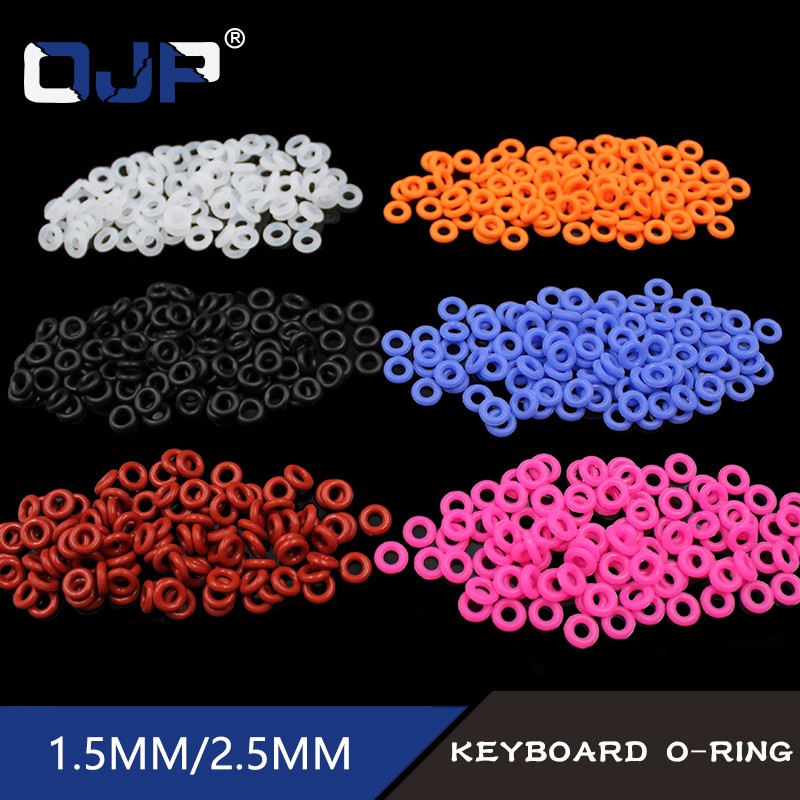 110pcs O-ring Keycaps Toggle Dampers For Cherry MX Keyboard Damper Replacement Noise Reduction Keyboard O-ring Seal