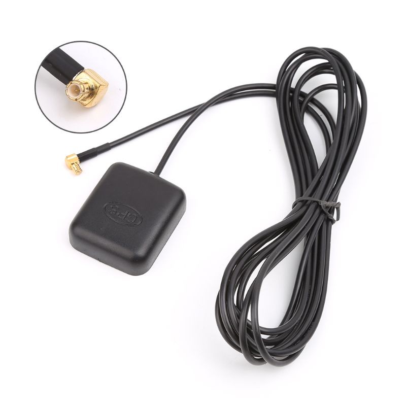 Car GPS Antenna Receiver, with MCX 3.5mm Right Angle Connector, 3m Aeronautical Navigator