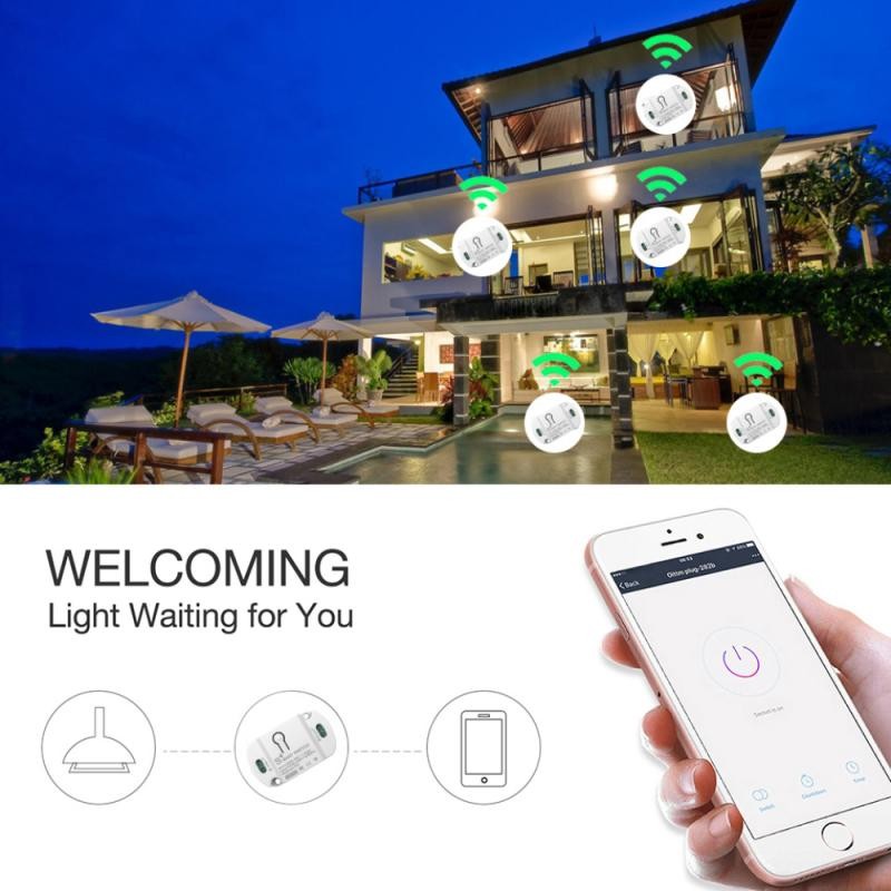 Tuya Wifi Smart Connection Smart Wireless Remote Switch Light Time Controller Work with Alexa Google Assistant IFTTT