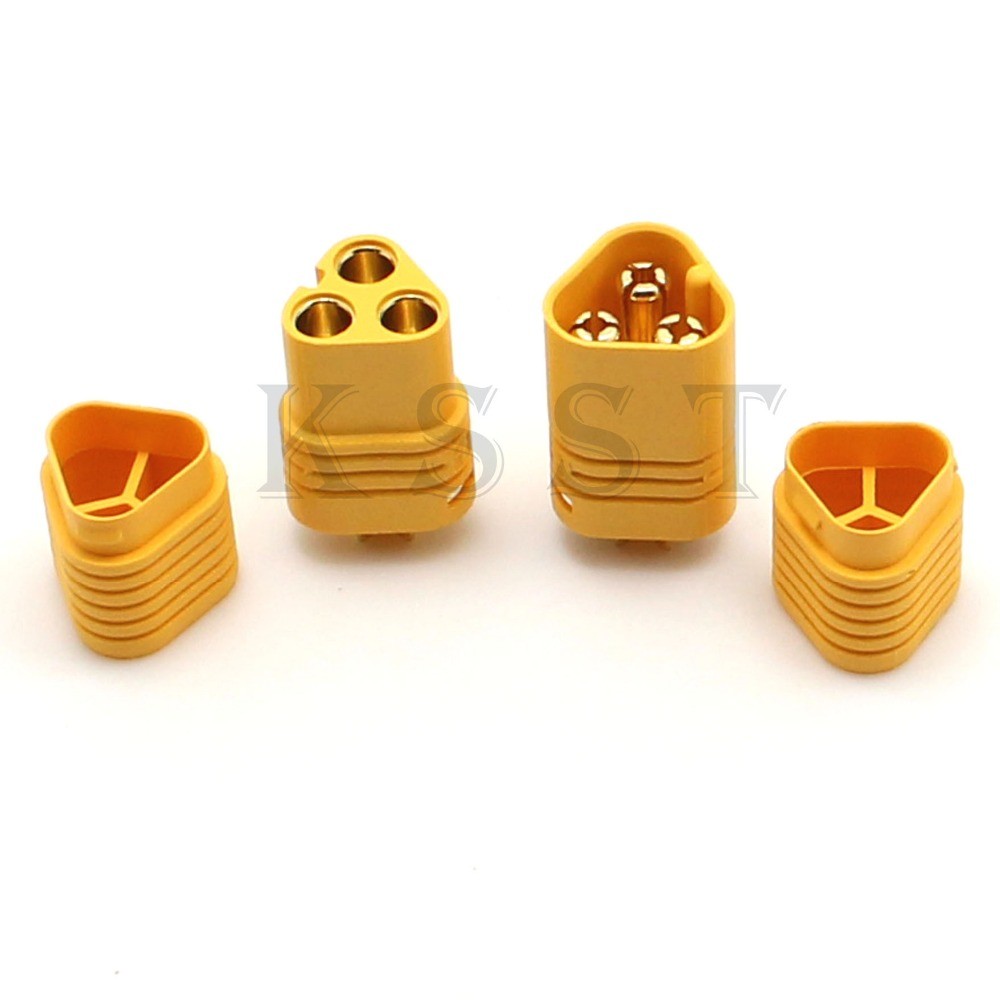 MT60 3.5mm Motor Connector/Sockets Kit, 5 Pairs for RC Multicopter, Free Shipping