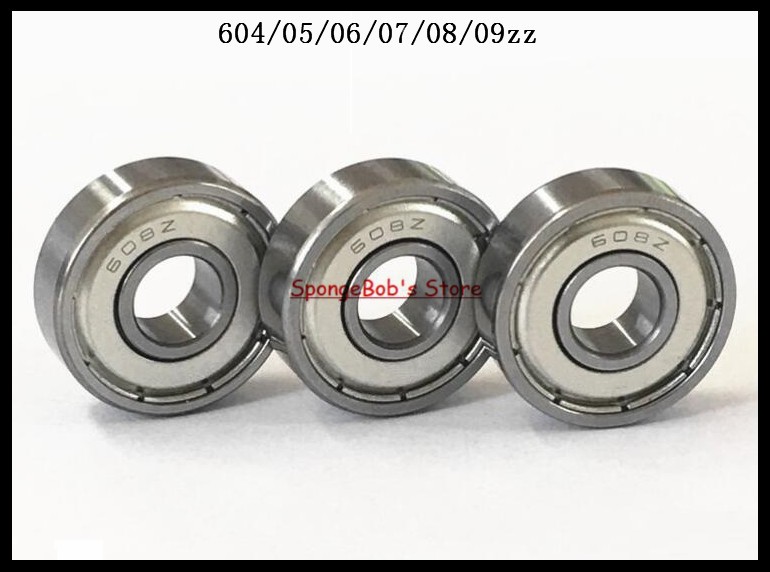 30pcs/lot 607ZZ 607 ZZ 7x19x6mm Mini Ball Bearing Miniature Bearing Deep Groove Ball Bearing