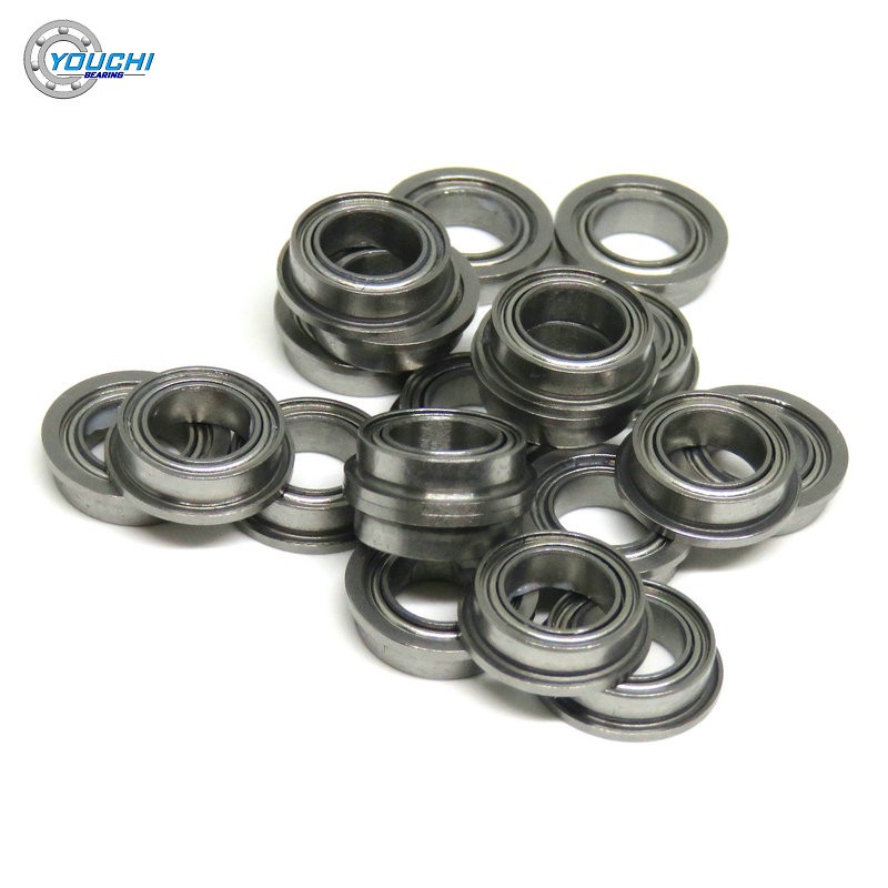 10pcs SMF85 ZZ 5x8x2.5mm 440C Stainless Steel Flange Miniature Bearings MF85Z SF675Z LF850Z 5*8*2.5 ABEC-5 Flanged Bearing