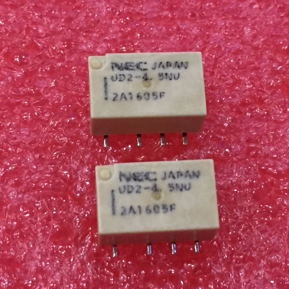 Free shipping new original relay 10pcs/lot UD2-4.5NU UD2-4.5V 4.5V 1A SOP8