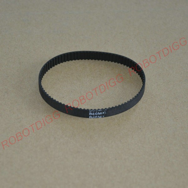 10pcs/lot, MXL timing belt, closed loop, B86MXL, 3mm 6mm width