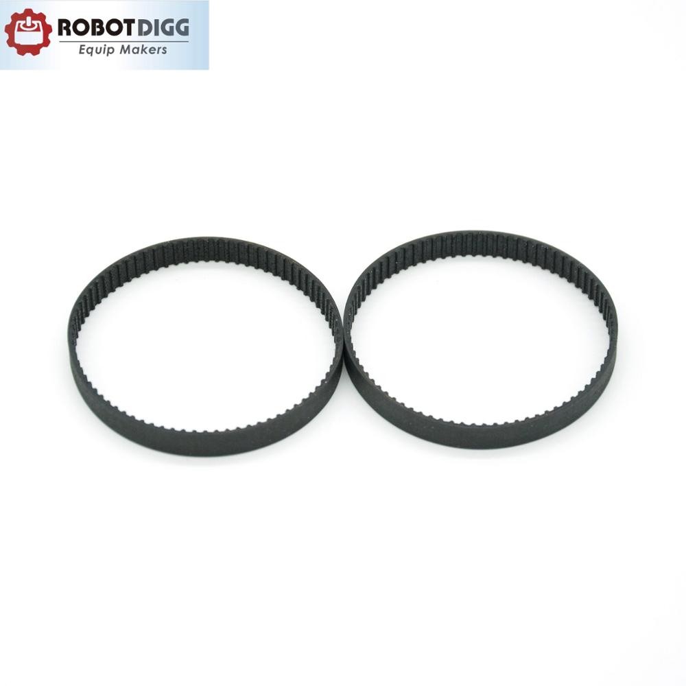 10pcs/lot, MXL timing belt, closed loop, B104MXL, 3mm 6mm width