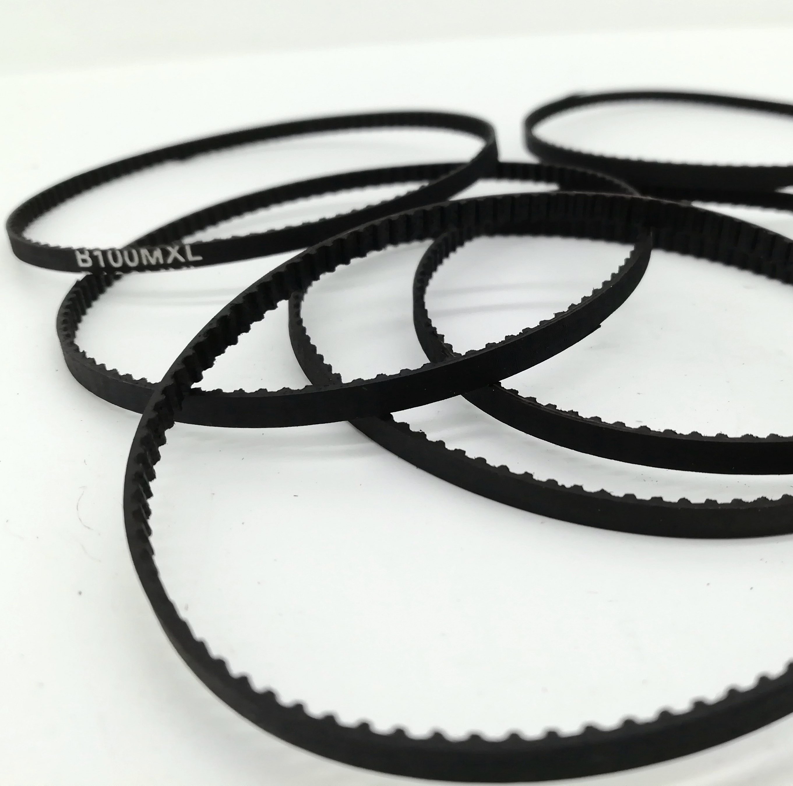 Free shipping 10pcs/lot B100MXL 3mm width closed loop MXL timing belt