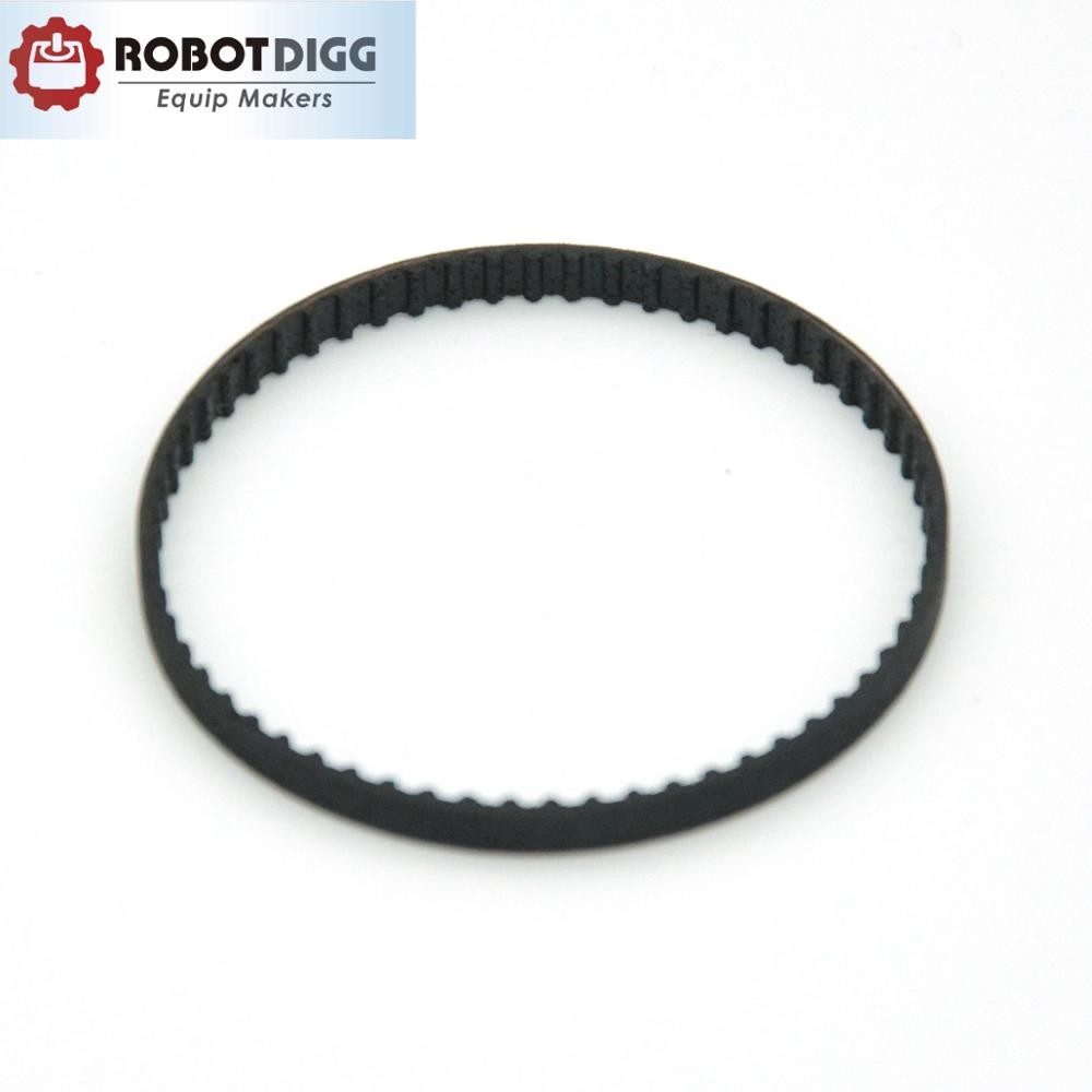 10pcs/lot, MXL timing belt, closed loop, B117MXL, 3/6mm width, neoprene rubber with fiberglass