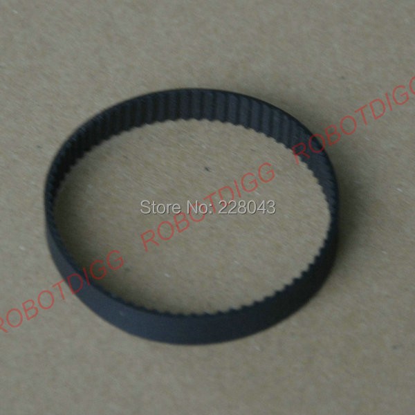 10pcs/lot, MXL timing belt, closed loop, B75MXL, 3mm 6mm width