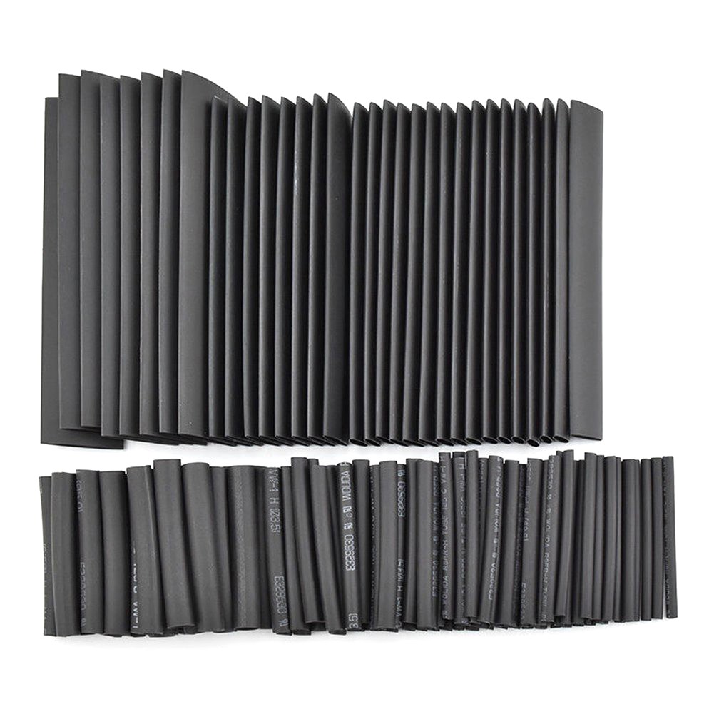 127/164pcs Thermoresistant Heat Pipe Shrink Wrap Car Shrinkable Tubing Electrical Connection Wire Cable Insulation Sleeving