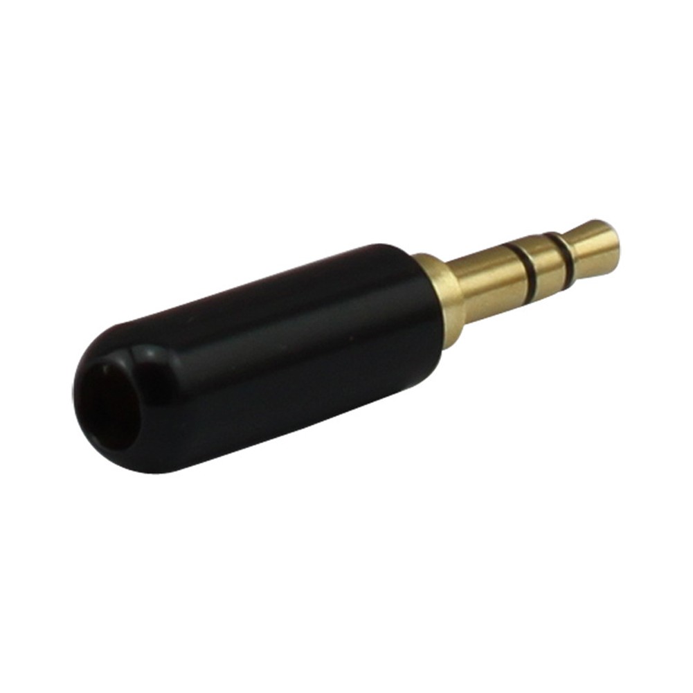 3.5mm Three Headphones Plug 3.5 RCA Connector Jack Connector Plug Jack Stereo Headphone Dual Track 4 stks