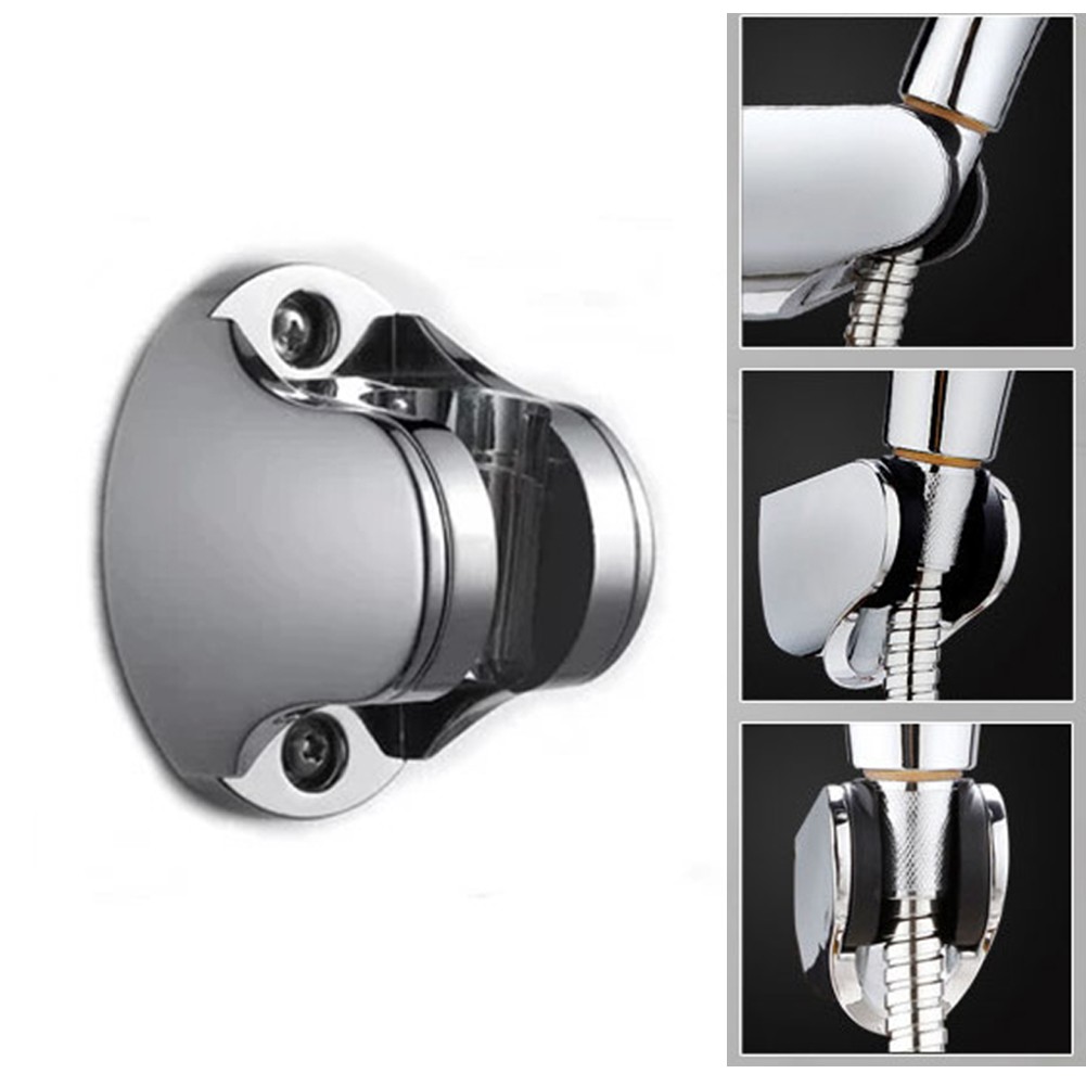Durable Easy Installation Universal Bracket Holder Hotel Electroplated Guest House ABS Home Bathroom Wall Mounted Shower Head Holder