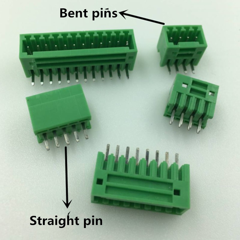 10 sets screw-free 2EDGKD-2.5/2.54mm pitch male and female pin pluggable PCB terminal blocks 2p/3p/4p/5p/6p/7p/8p/9p/10p-24pin