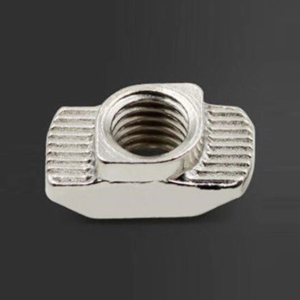 20pcs/set carbon steel aluminum profile connector T-nuts T-slot industrial sliding 20 chain link for 3D printer extrusion