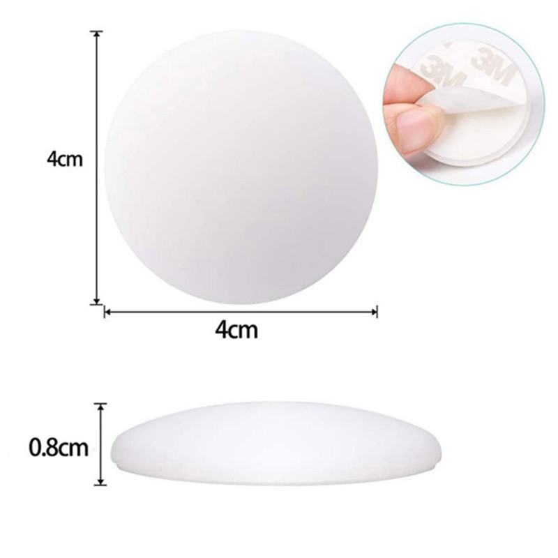 Door Stopper Wall Protector Self Adhesive Reusable Shock Absorbent Gel Door Handle Bumper Handle Silencer Pad Wall Shield