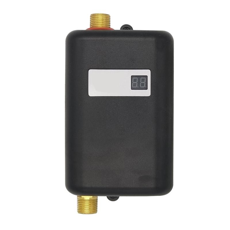 3000W UK Plug Mini Electric Faucet Digital Display Water Heater Tap Electric Water Heat Tap for Basin Kitchen Sink