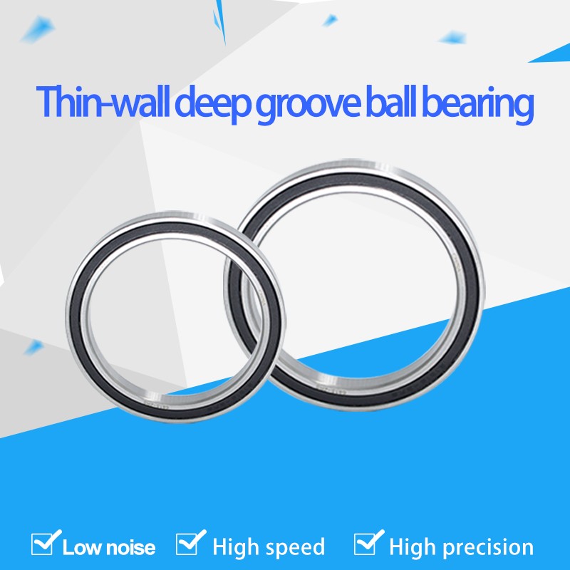 1pc deep groove ball bearing 6816-2rs 61816rs 1000816 inner diameter 80 outer diameter 100 height 10mm rubber cover