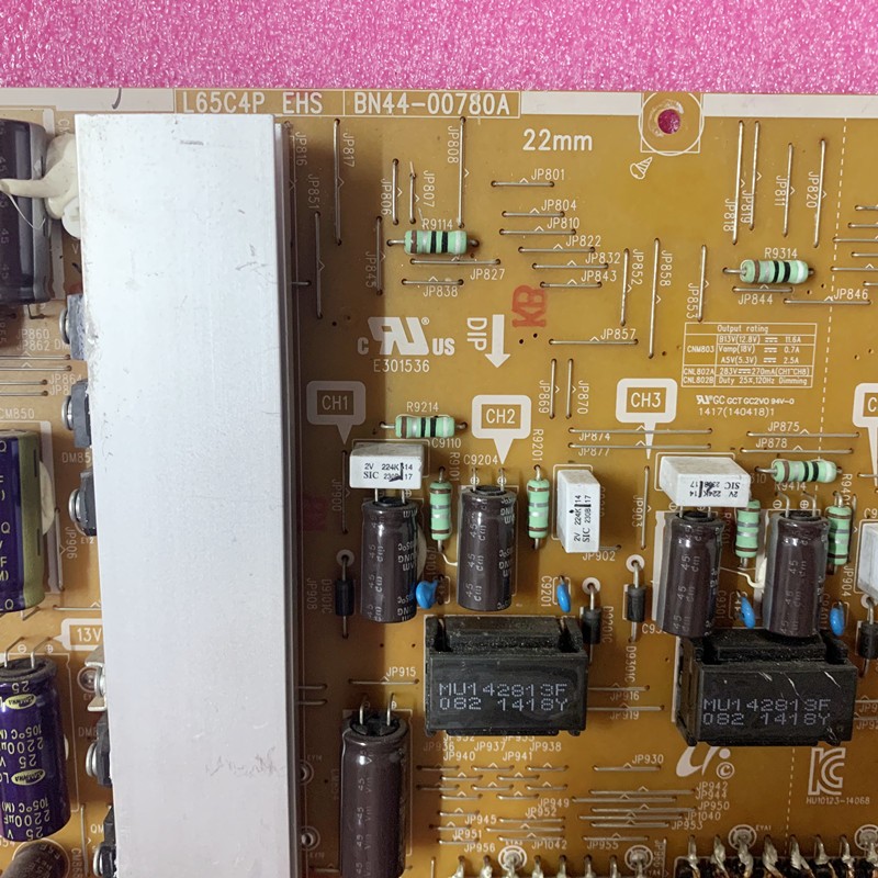 Repair ua65hu8800j power board l65c4p_ EHS bn44-00780a bn44-00779A well tested