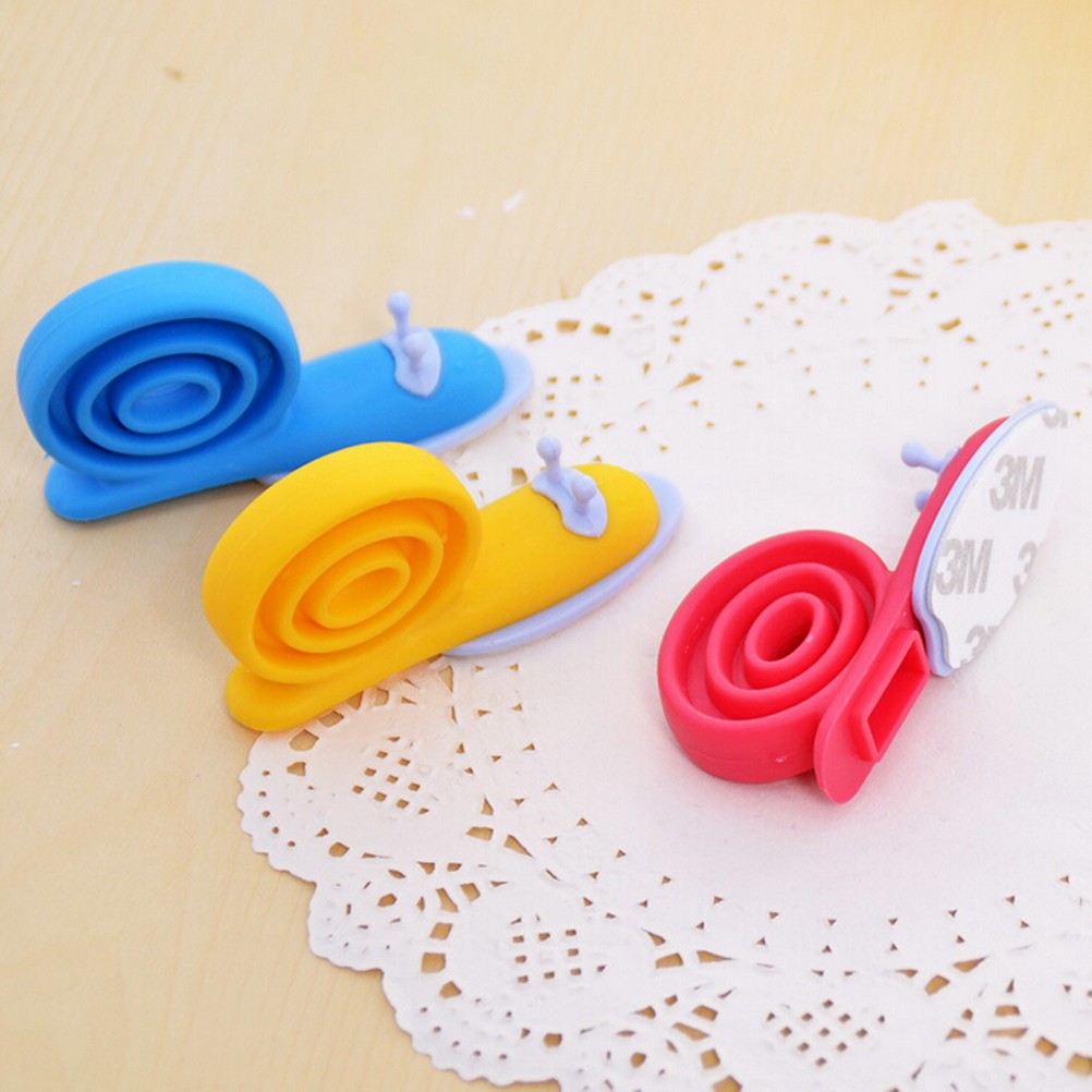 1pc Cute Snail Animal Shaped Silicone Door Stopper Wedge Holder For Children Kids Safety Guard Finger Protector