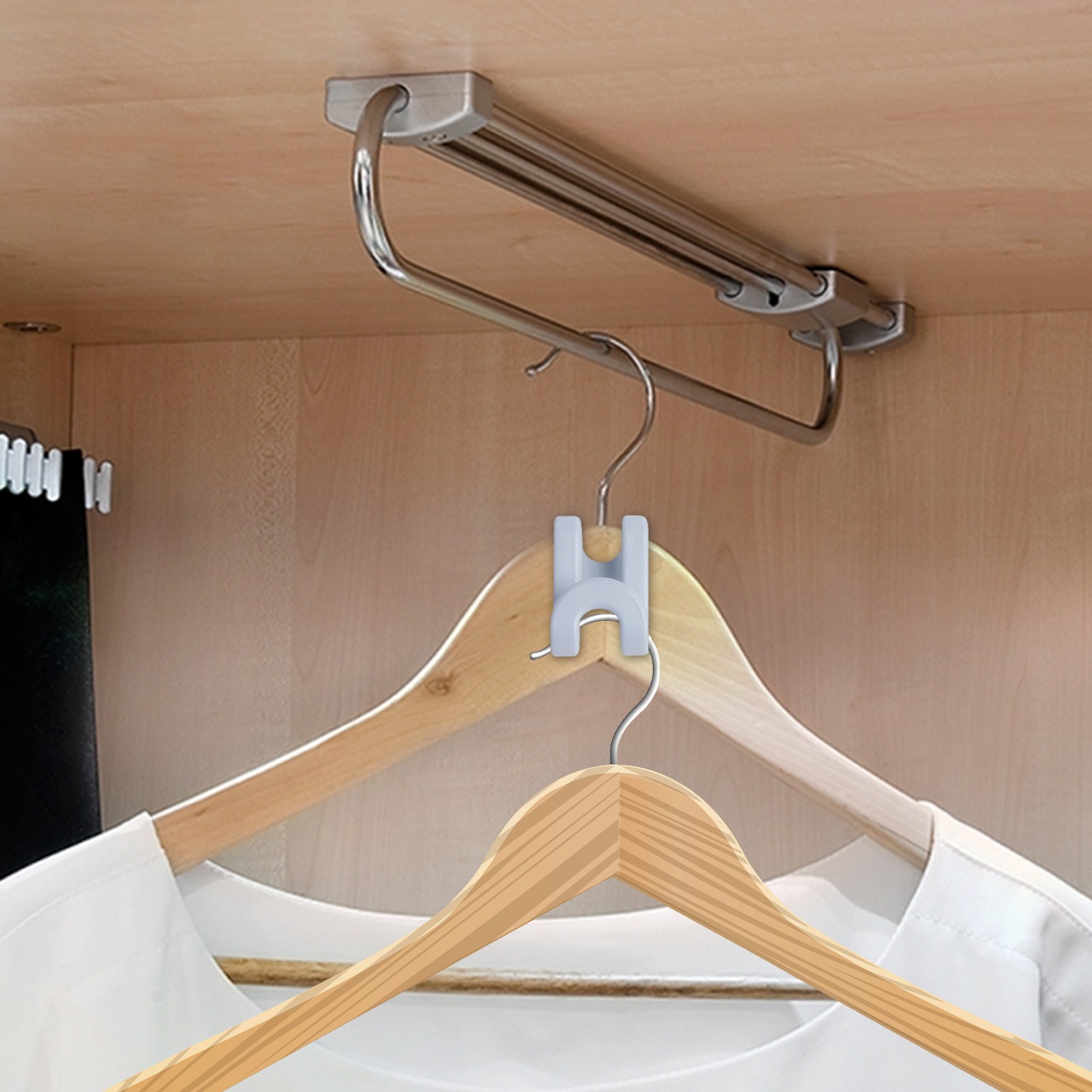 Connective Clothes Hanger Hookmini Cascading Hanger Hook Small Cascading Hanger Hook Easy to Use Closet Organizer Heavy Duty