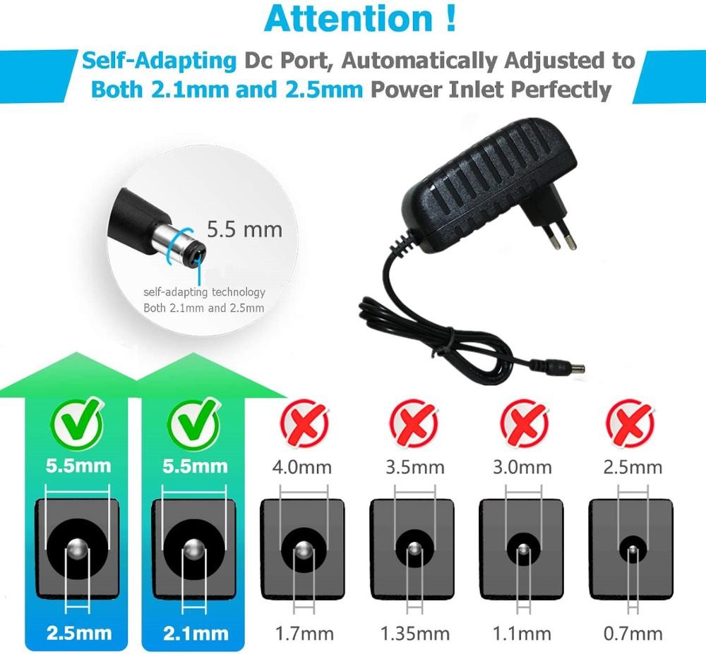 AC 110-240V DC 5V 6V 8V 9V 10V 12V 15V 0.5A 1A 2A 3A Universal Power Supply Charger Adapter EU US For LED Light Strips