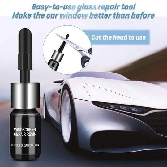 Car Scratched Glass Repair Tool DIY Car Window Phone Screen Repair Kit Glass Curing Glue Auto Glass Scratch Windshield Restore