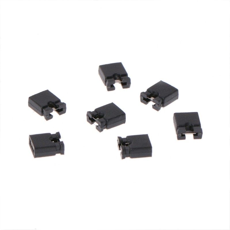 100pcs 2.54mm Standard Jumper Blocks Caps for Hard Drive CD DVD Motherboards