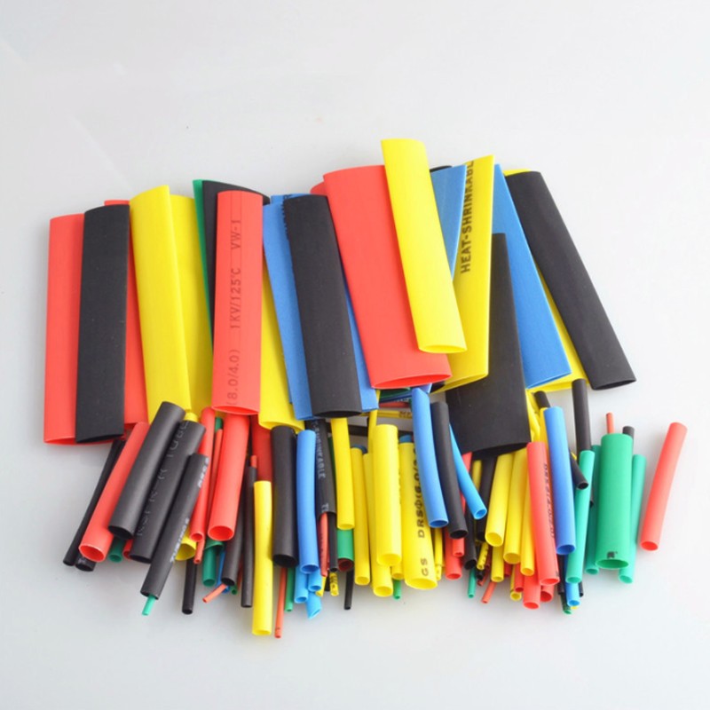 127/164pcs Heat Shrink Tubing Set Electric Shrink Tubing Wrap Wire Wrap Cable Waterproof Thermoresistant