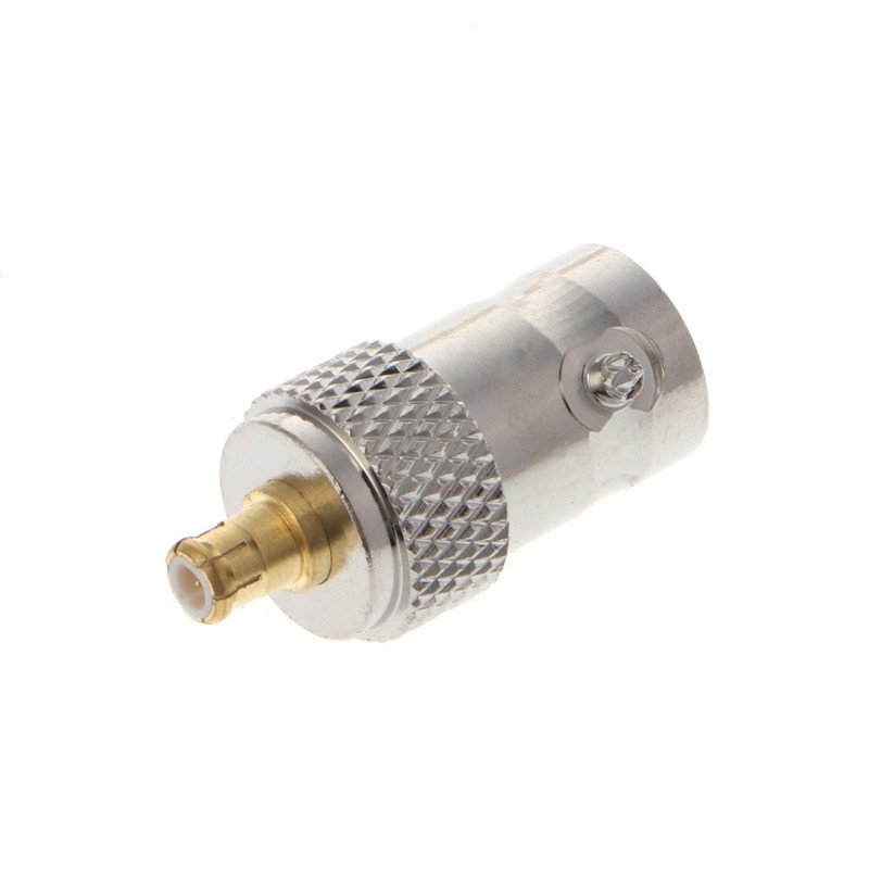 BNC Female to MCX Male Socket, Straight RF Coaxial Connector Adapter