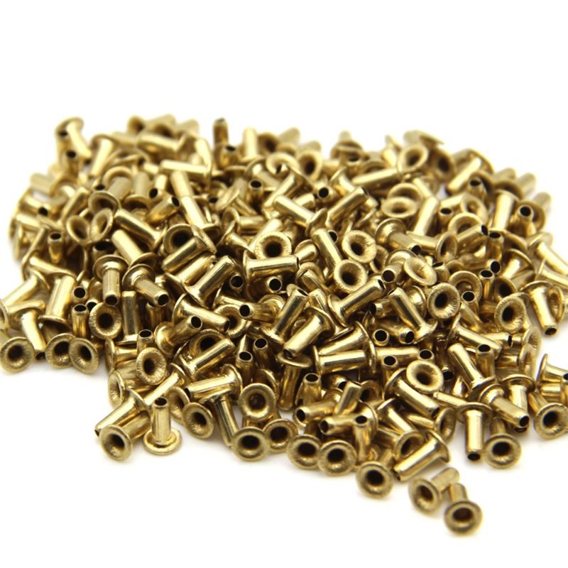 1000pcs Tubular Rivets M0.9 M1.3 M1.5 M1.7 Combination Circuit Board PCB Nails Copper Hollow Nuts Kit