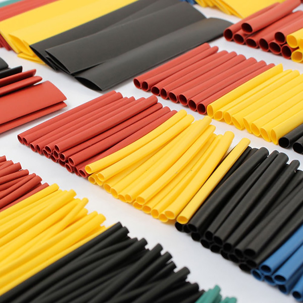 Colorful Flexible Assorted Sleeving Anti Corrosion Polyolefin Eco Friendly Home 2:1 Durable Halogen Free Heat Shrink Tube