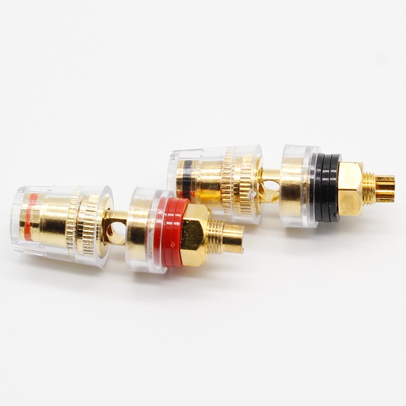 High Quality 1 Pair Speaker Cable Amplifier Terminal Binding Post RBS Connector New Connector