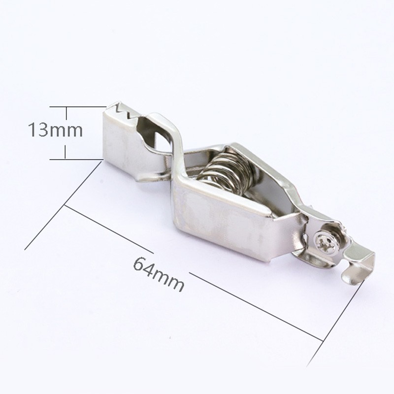 10pcs/lot 65mm 20A Sheathed Alligator Clips DIY Electrical Test Leads Clip Battery Test Probe Clamp Wire Connector