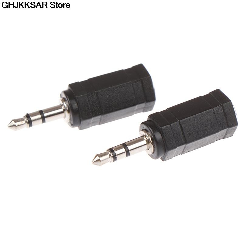 3.5mm stereo audio jack male to 2.5mm female 3.5 to 2.5mm adapter jack for headphones, computer, phone