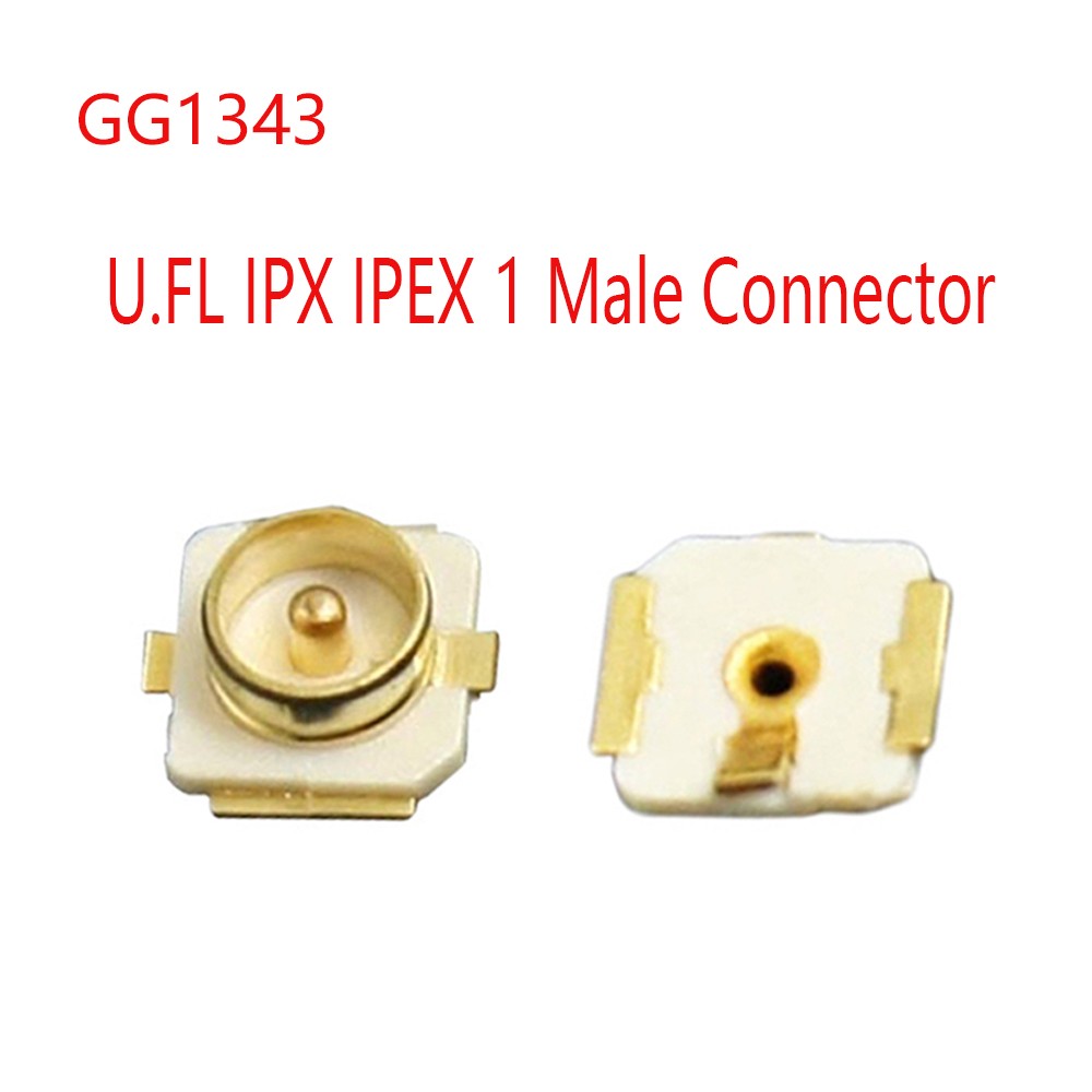 100pcs uFL/u.FL/IPX/IPEX-1/IPEX-4 Male Plug PCB Soldering Board,IPEX1 PCB RF Wire Connector for RF1.13/0.81mm Cable.