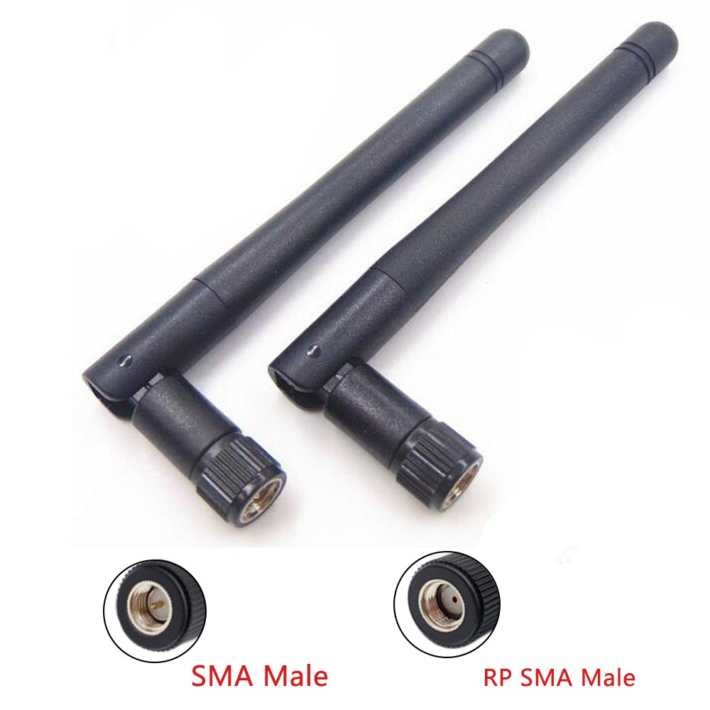 100pcs 2.4GHz 3dBi WiFi 2.4G Antenna Folded Bluetooth WiFi ZigBee Antenna + 100pcs SMA F to IPEX U.FL IPX Line Feeder