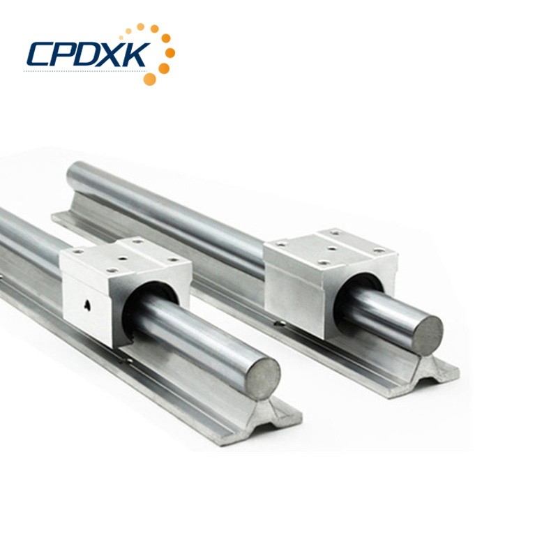 2pcs SBR12/SBR16/SBR20 L1000mm Linear Guide Rail + 4pcs SBR12/16/20UU Linear Bearing Blocks for CNC Machining Part