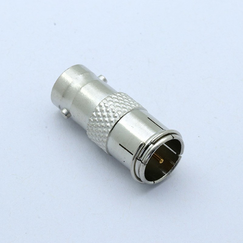 RF Coaxial Connector Adapter BNC Female Jack to F Fast Male Plug Coaxial Adapter Coupler Extender 12/50/100pcs